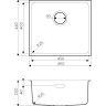 Мойка OMOIKIRI TADZAVA 49-U/I-LG нерж.сталь/светлое золото 4993263