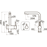Смеситель OMOIKIRI NAGANO-PA-P латунь/пастила 4974216